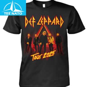 Def Leppard Tour 2025 Band Graphic Shirt