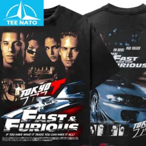 Fast Furious Tokyo Drift Paul Walker Movie Poster Shirt