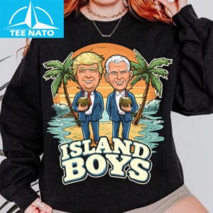 Island Boys Trump Biden Cartoon Graphic Shirt