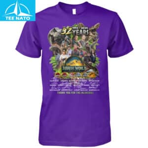Jurassic World 32 Years 1993 2025 Anniversary Thank You For The Memories Shirt4
