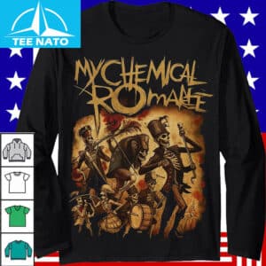 My Chemical Romance Skeleton Parade Shirt2