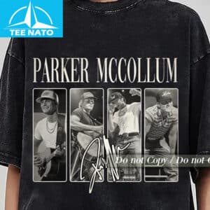 Parker McCollum Singer Photo Collage Signature Shirt