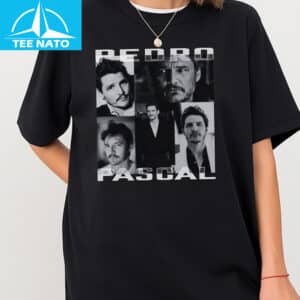 Pedro Pascal Actor Photo Collage Fan Shirt