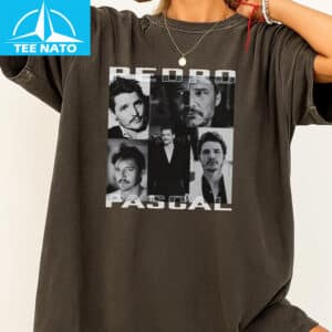 Pedro Pascal Actor Photo Collage Fan Shirt1