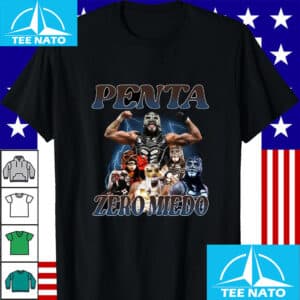 Penta Zero Miedo Lucha Libre Wrestler Collage Shirt3