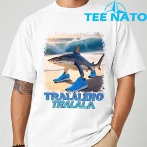 Tralalero Tralala Italian Brainrot Meme T Shirt 1