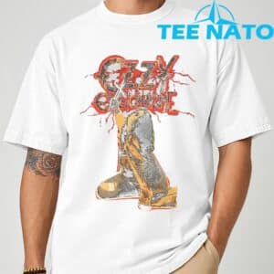 Ozzy Osbourne Red Lightning T Shirt 1