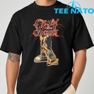 Ozzy Osbourne Red Lightning T Shirt 2